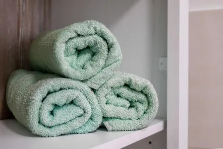 Handtücher als Foto-Dekoration Parkresidenz am Hafen Wohnung HF 23 - "Viento"