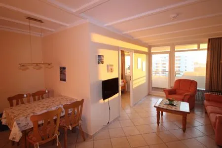 Wohnzimmer Panorama Whg 80, 5. OG