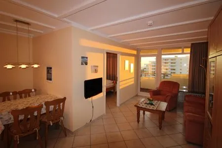 Wohnzimmer Panorama Whg 80, 5. OG