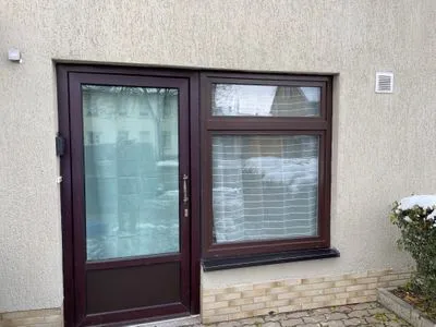 Fassade / Eingang Handwerkerwohnung "Daniel" in Halle mit Stellplatz