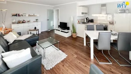 Wohnzimmer Haus Anna See Ferienwohnung Südperle