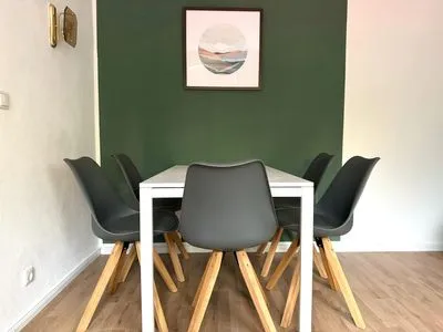 Wohnzimmer Ferienhaus "Jasmine" in Hettstedt mit 3 Schlafzimmern