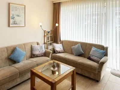 Wohnzimmer Seeanemone Ferienwohnung "Gerding"