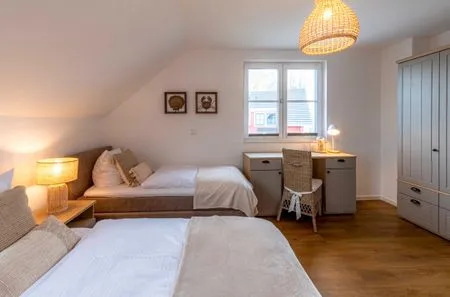 Einfamilienhaus Ostseenest Fuhlendorf mit Boxspringbett  Ostseenest