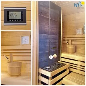 Sauna Haus Süderoog Ferienwohnung Achterdör