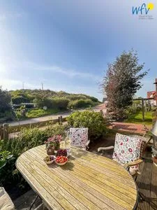 Terrasse Haus Süderoog Ferienwohnung Achterdör