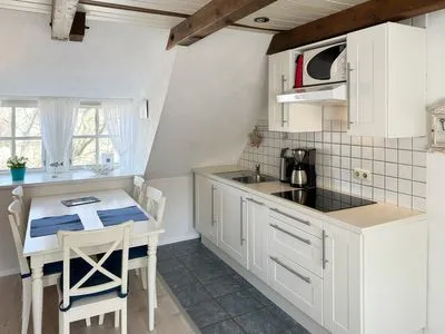 Küche / Küchenzeile Hüs Sanskiin Ferienwohnung *Goodshenk*