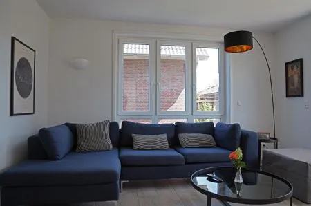 Wohnzimmer in der Ferienwohnung Weiße Düne 9 | Gen Norden in Wittdün auf Amrum Haus *Weiße Düne* Ferienwohnung Weiße Düne 9 - Gen Norden