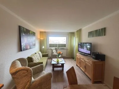 Wohnzimmer Ferienwohnung im Haus Nordland App 38