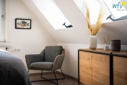 Schlafzimmer Haus Hummer Köbes Ferienwohnung Köbes