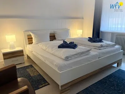 Schlafzimmer Villa Düna Ferienwohnung 5