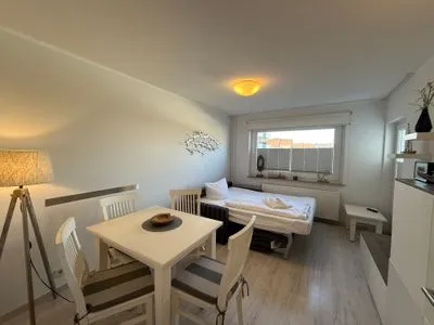 Wohnzimmer Ferienwohnung im Haus Nordland App 37
