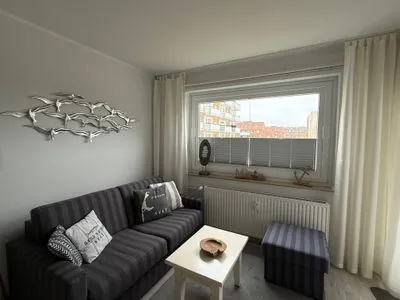 Wohnzimmer Ferienwohnung im Haus Nordland App 37