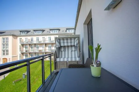 Ferienwohnung  Francis Drake Suite Ostseebad Wustrow ZweiWasser Alte Seefahrtschule Balkon  Francis Drake Suite