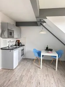 Küche / Küchenzeile Ferienwohnung Moin Moin & Meer Pellworm