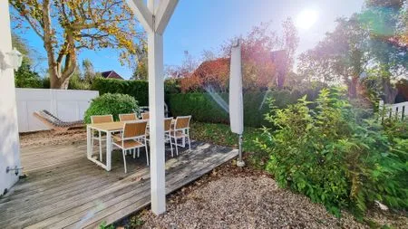 Terrasse Ferienwohnung "Baltic Sunshine" in Kalifornien an der Ostsee