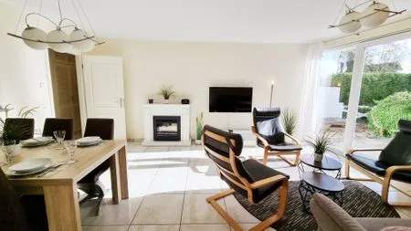 Wohnzimmer Ferienwohnung "Baltic Sunshine" in Kalifornien an der Ostsee