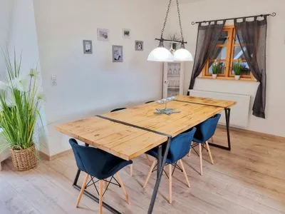 Wohnzimmer Ferienwohnung "Feldkieker" in Schwartbuck
