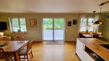 Küche / Küchenzeile Ferienhaus "Himi" in unmittelbarer Nähe des Passader Sees