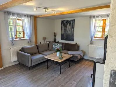 Wohnzimmer Ferienwohnung "Koppelkuck" in Schwartbuck