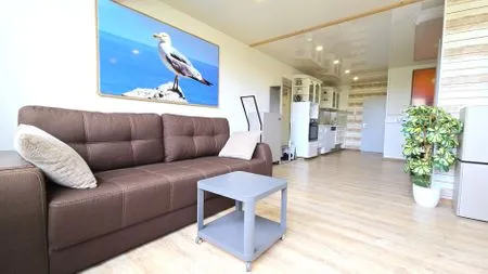 Wohnzimmer Ferienwohnung "Möwe" in Schönberg-Holm an der Ostsee