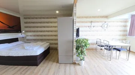 Wohnzimmer Ferienwohnung "Möwe" in Schönberg-Holm an der Ostsee