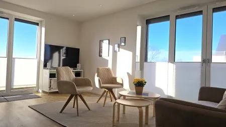 Wohnzimmer Ferienwohnung "Sandy Beach" in Schönberg-Kalifornien