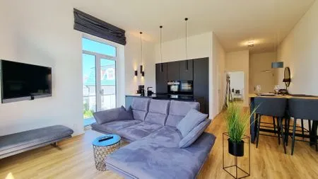 Wohnzimmer Ferienwohnung "Schöne Aussichten" in 1. Reihe in Kalifornien