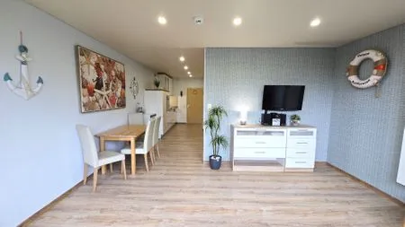 Wohnzimmer Ferienwohnung "Seepferdchen" in Schönberg-Holm an der Ostsee
