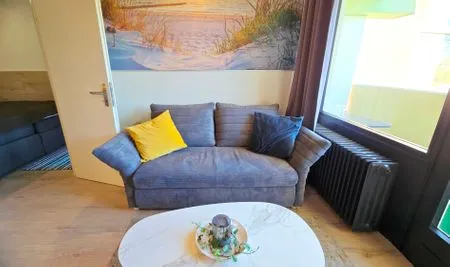 Wohnzimmer Ferienwohnung "Strandleben" Stilvoller Urlaub an der Ostsee
