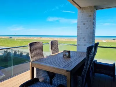 Balkon Ferienwohnung "Surfside" in Schönberg-Kalifornien