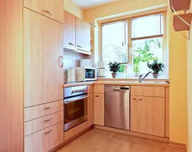 Kitchen Ostsee Residenz Meeresblick Bellevue