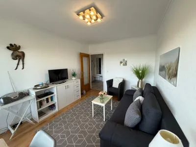 Wohnzimmer Ferienwohnung im Haus Nordland App 83