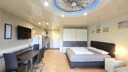 Wohnzimmer Ferienwohnung "Leuchtturm" in Schönberg-Holm an der Ostsee