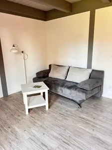 Wohnzimmer Ferienwohnung Deichbude Pellworm