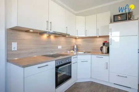 Küche / Küchenzeile Apartmenthaus Roberta Ferienwohnung Seehund