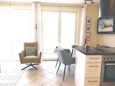 Wohnzimmer Dünengrund 3, Whg. 5, liebeUNDträume