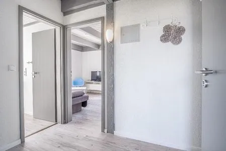 Wohnzimmer Ferienwohnung Nordsee Koje Pellworm