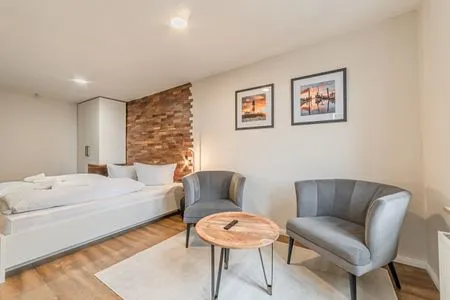 Wohnzimmer Hotel Seepferdchen | Zimmer 2 | Eckernförde