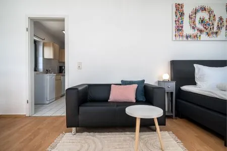 Ferienwohnung SeaLove in Malchow - Blick auf die Couch  SeaLove