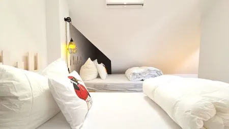 Schlafzimmer Ferienwohnung "Ostseebude 11" am Schönberger Strand