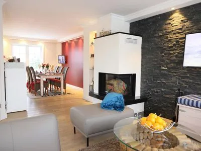 Wohnzimmer Am Dorfteich 18b, DHH links