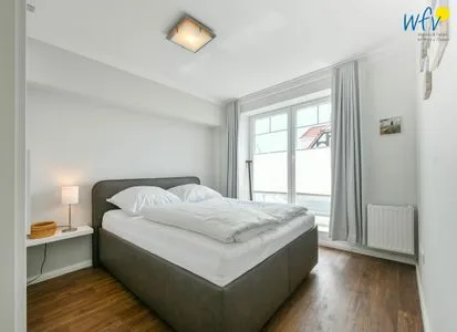 Schlafzimmer Haus Anna See Ferienwohnung Südperle