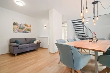 Ferienhaus Landhus Alt Schwerin offenener Wohnbereich  Landhus