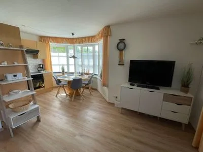 Wohnzimmer Ferienwohnung Deichkrone
