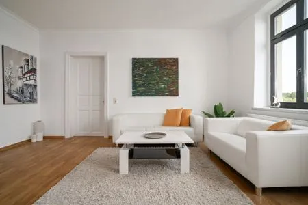 Ferienwohnung SeaView Malchow - geräumiges Wohnzimmer  SeaView