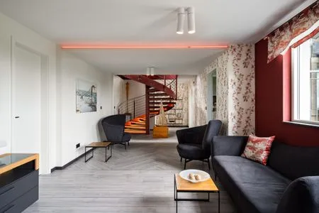 Panoramasuite The Turm Wustrow Flur auf der ersten Ebene  Panoramasuite The Turm