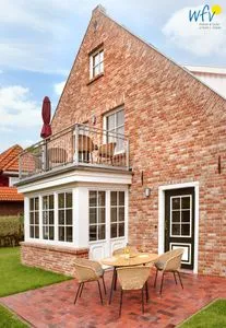 Terrasse Haus Christine Ferienwohnung Düünstuuv