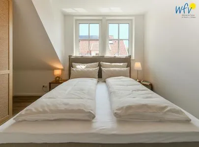 Schlafzimmer Haus Christine Ferienwohnung Watt'n Utkiek