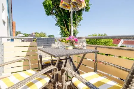 Balkon Residenz am Strand Seeschwalbe - Wohnung 4-62